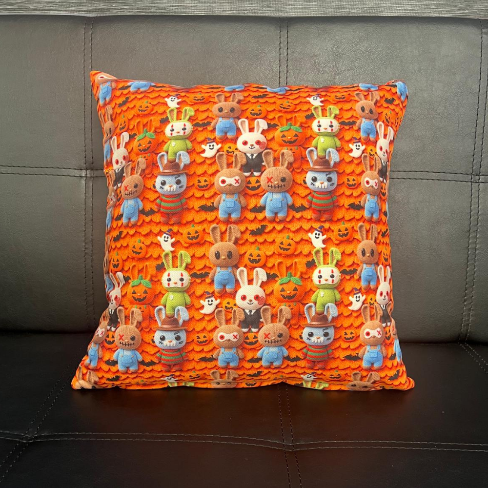 Halloween Bunny Party Dekoratif Kırlent