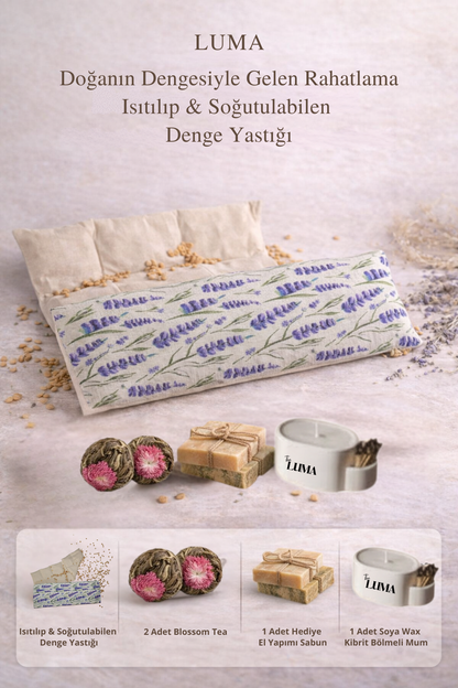 Isıtılabilir/Soğutulabilir Rahatlama ve Denge Yastığı “LUMA Balance Pillow’’