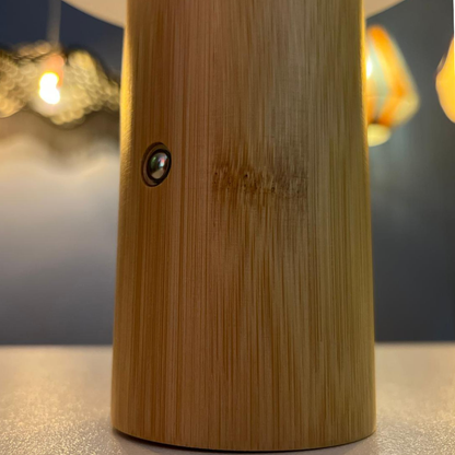 Ahşap Masa Lambası