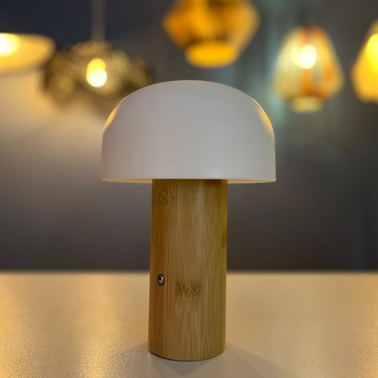 Ahşap Masa Lambası
