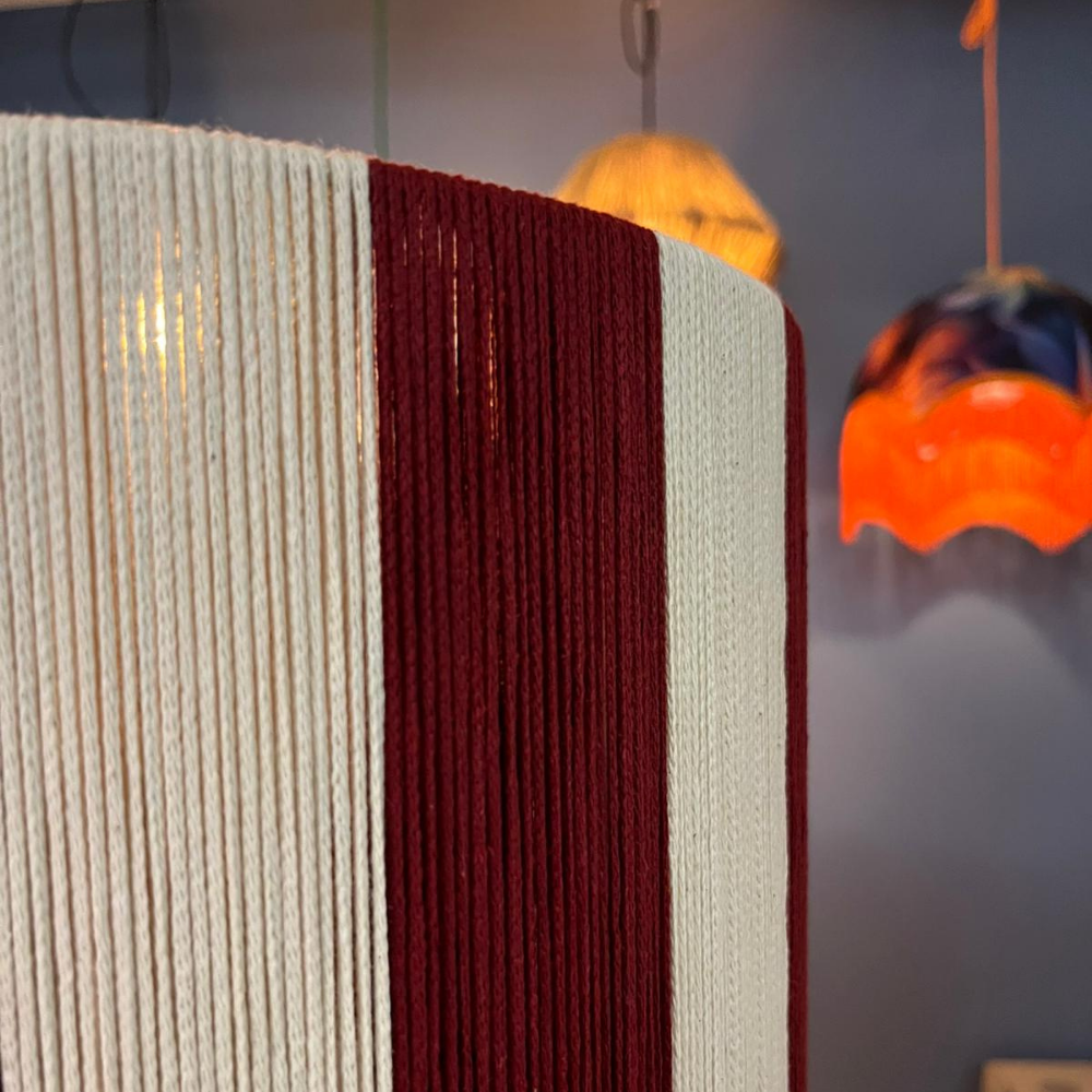 Ruby Stripe Abajur