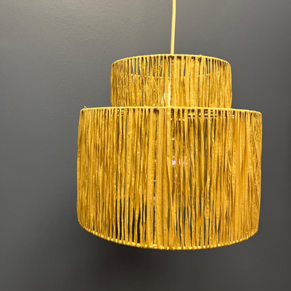 Raffia İp Sarkıt Avize