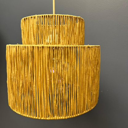 Raffia İp Sarkıt Avize