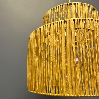 Raffia İp Sarkıt Avize