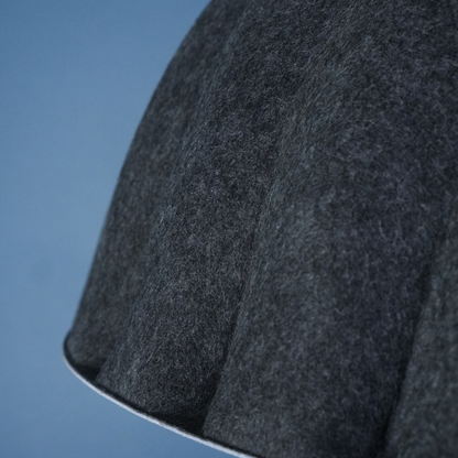 Koyu Gri Akustik Sarkıt Avize