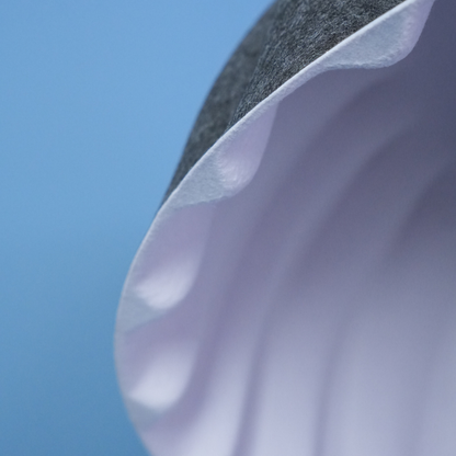 Koyu Gri Akustik Sarkıt Avize