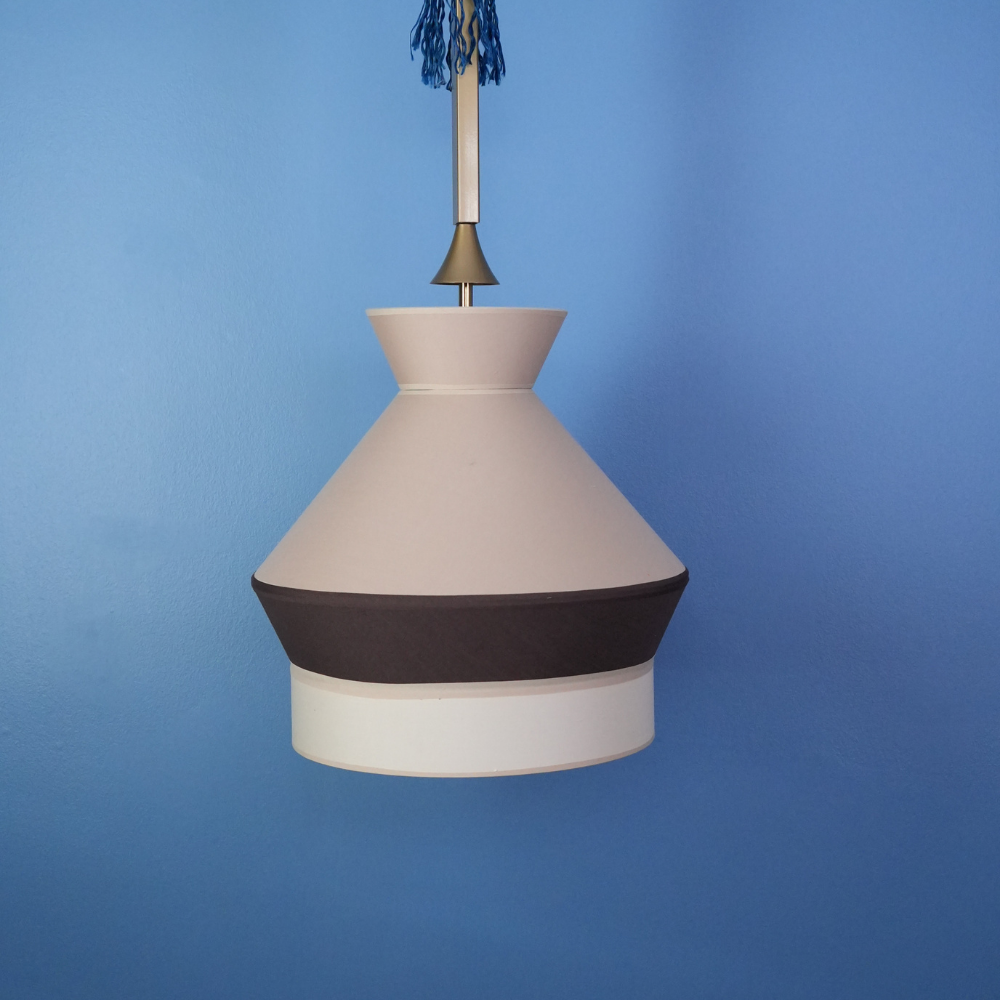 Akustik Avize Koleksiyonu-(Artemis Sarkıt Avize  Kahverengi-Gri)