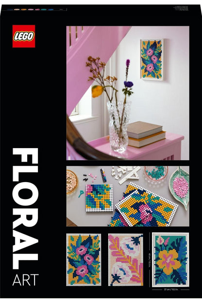 LEGO® Art Çiçek Resmi 31207 - Yetişkinler için Yaratıcı Hobi Yapım Seti (2870 Parça)