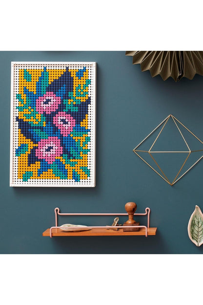 LEGO® Art Çiçek Resmi 31207 - Yetişkinler için Yaratıcı Hobi Yapım Seti (2870 Parça)