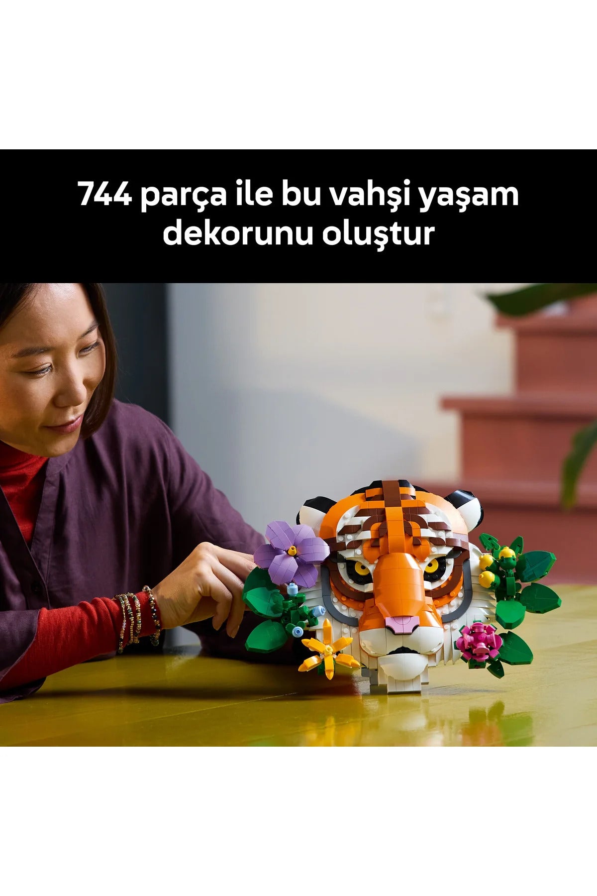 LEGO® Art Fauna Koleksiyonu - Kaplan 31217 - 18+ Yapım Seti (744 P)