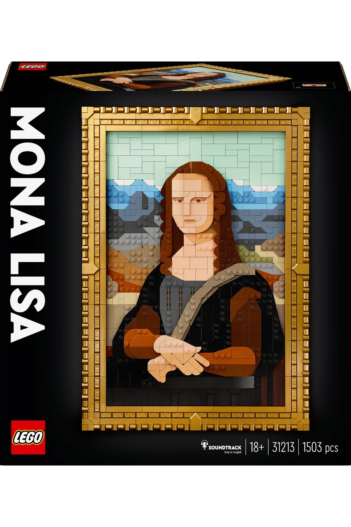 LEGO® Art Mona Lisa 31213 - 18+ Koleksiyonluk ve Dekoratif Kanvas Tablo Yapım Seti (1503 Parça)