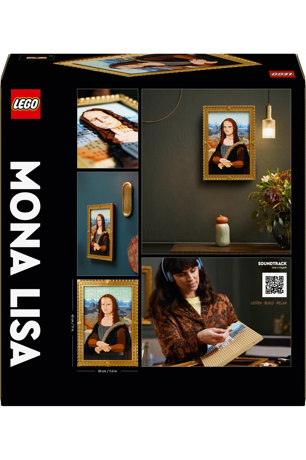 LEGO® Art Mona Lisa 31213 - 18+ Koleksiyonluk ve Dekoratif Kanvas Tablo Yapım Seti (1503 Parça)