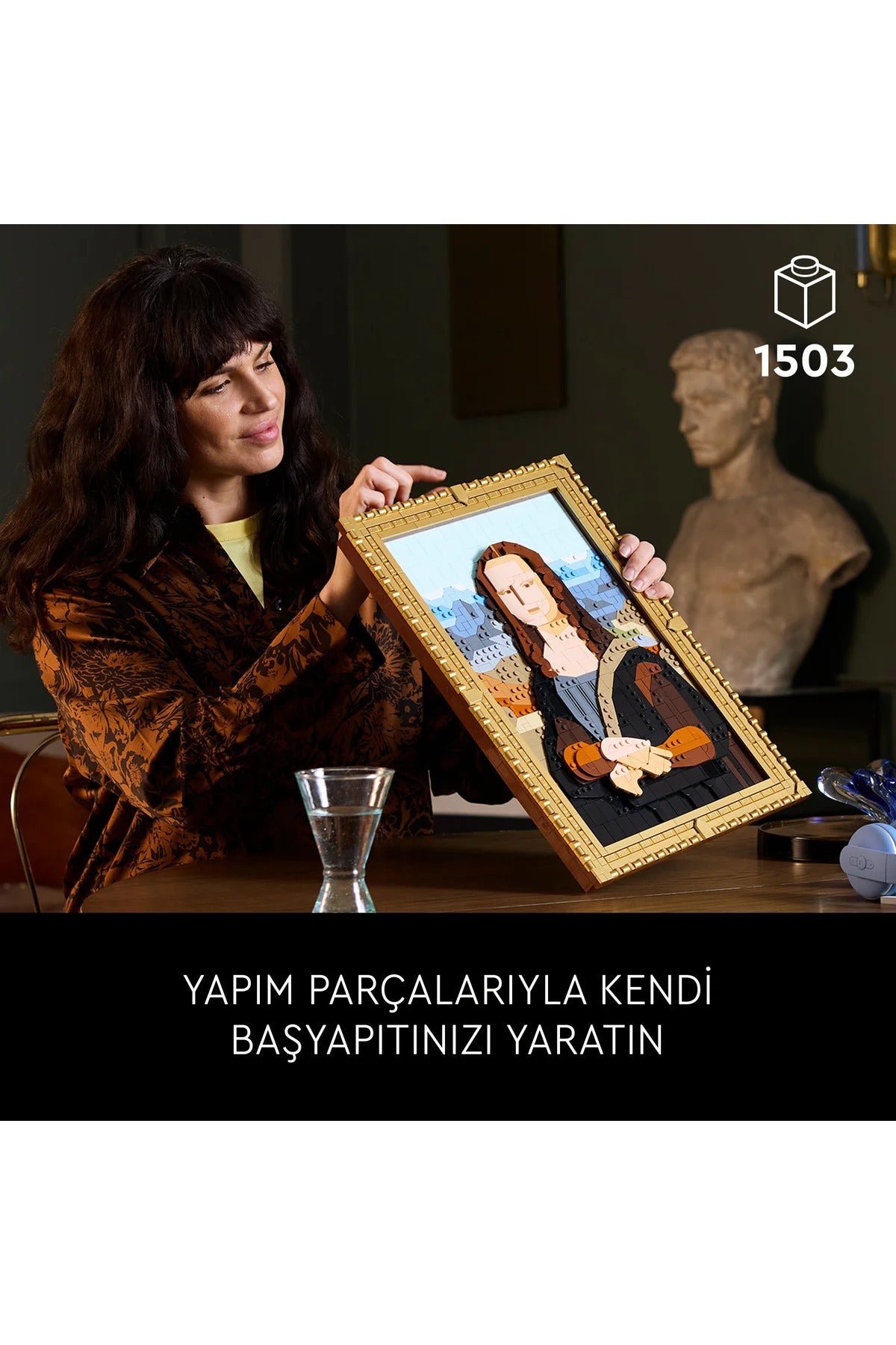 LEGO® Art Mona Lisa 31213 | 1503 Parçalı 18+ Koleksiyonluk Tablo