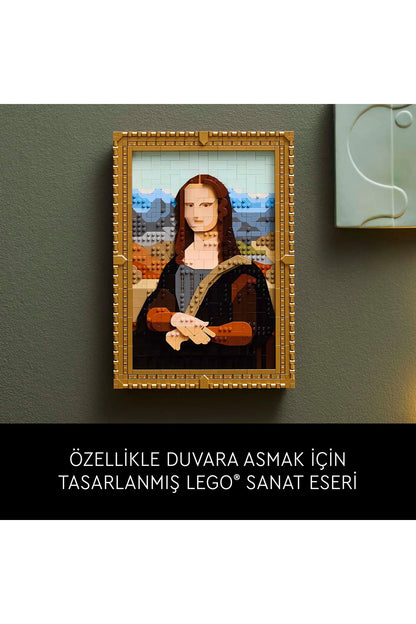 LEGO® Art Mona Lisa 31213 - 18+ Koleksiyonluk ve Dekoratif Kanvas Tablo Yapım Seti (1503 Parça)