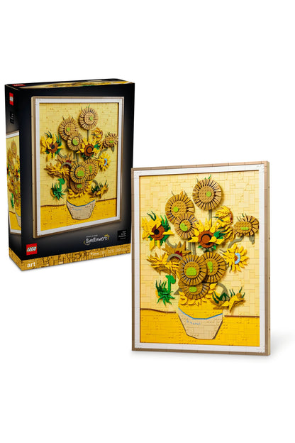 LEGO® Art Vincent van Gogh – Ayçiçekleri 31215 - Yetişkinler için Dekoratif Model Yapım Seti (2615P)