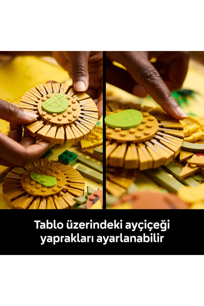 LEGO® Art Vincent van Gogh – Ayçiçekleri 31215 - Yetişkinler için Dekoratif Model Yapım Seti (2615P)