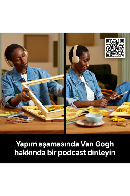 LEGO® Art Vincent van Gogh – Ayçiçekleri 31215 - Yetişkinler için Dekoratif Model Yapım Seti (2615P)