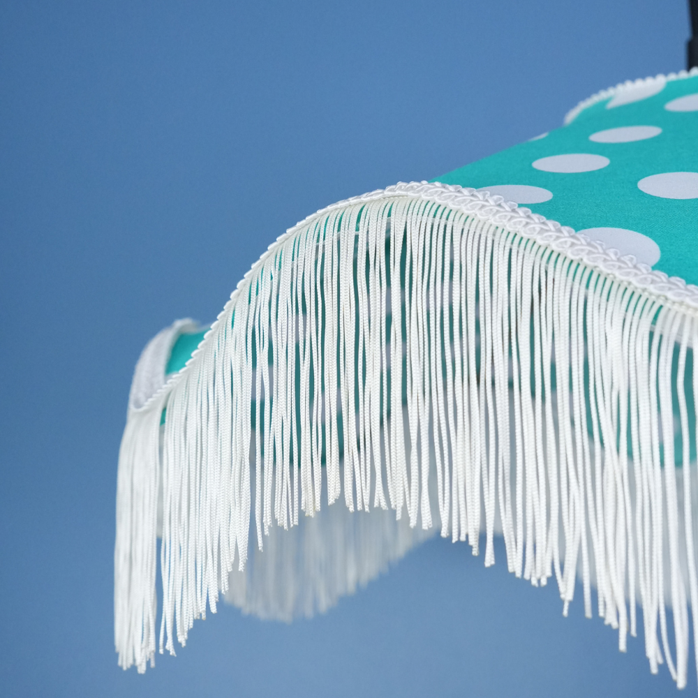 Aurora Sarkıt Avize Koleksiyonu-(Yeşil Beyaz Balerin Puantiye )