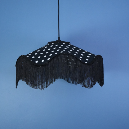 Aurora Sarkıt Avize Koleksiyonu-(Beyaz Benekli Siyah Balerin Pontye)