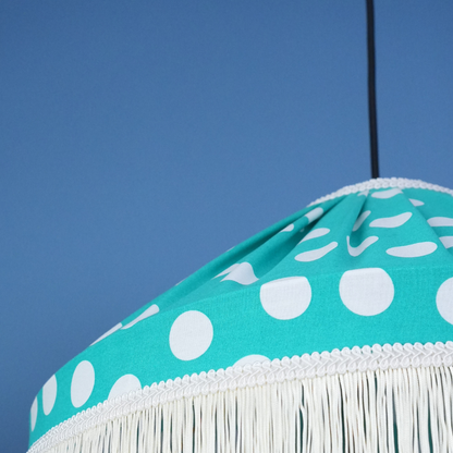 Aurora Sarkıt Avize Koleksiyonu-(Yeşil Beyaz Puantiye )