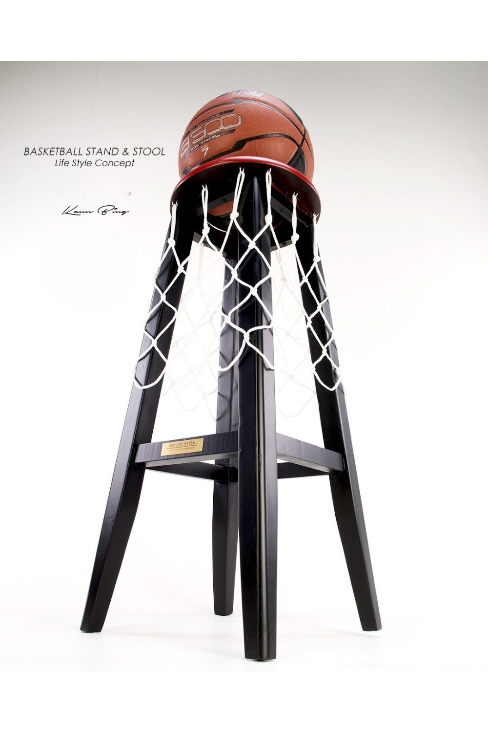 Basketball Stand & Stool