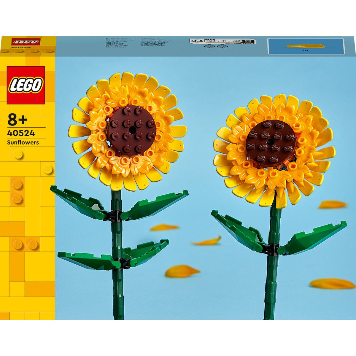 LEGO® Botanicals Ayçiçeği 40524 - 8 Yaş & Üzeri Çocuklar için Çiçek Model Yapım Seti (191 Parça)
