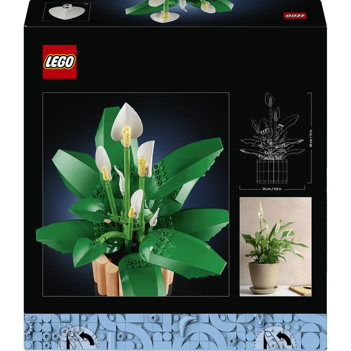 LEGO® Botanicals Barış Çiçeği 11504 - Yetiskinler için 6 Baris Çiçegi Içeren Koleksiyonluk Dekoratif Model Yapim Seti (474 Parça)