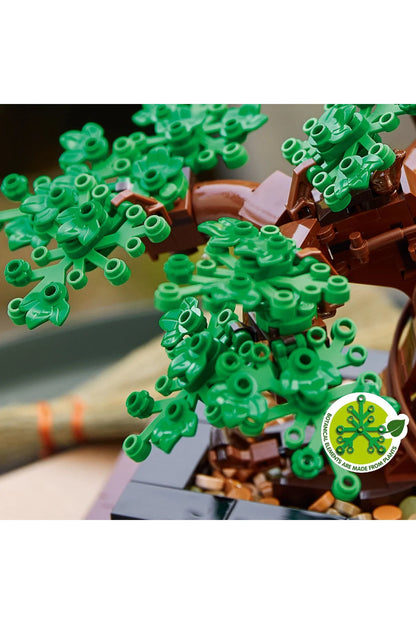 LEGO® Botanicals Bonsai Ağacı 10281 - Yetişkinler için Sergilenebilir Model Yapım Seti (878Parça)