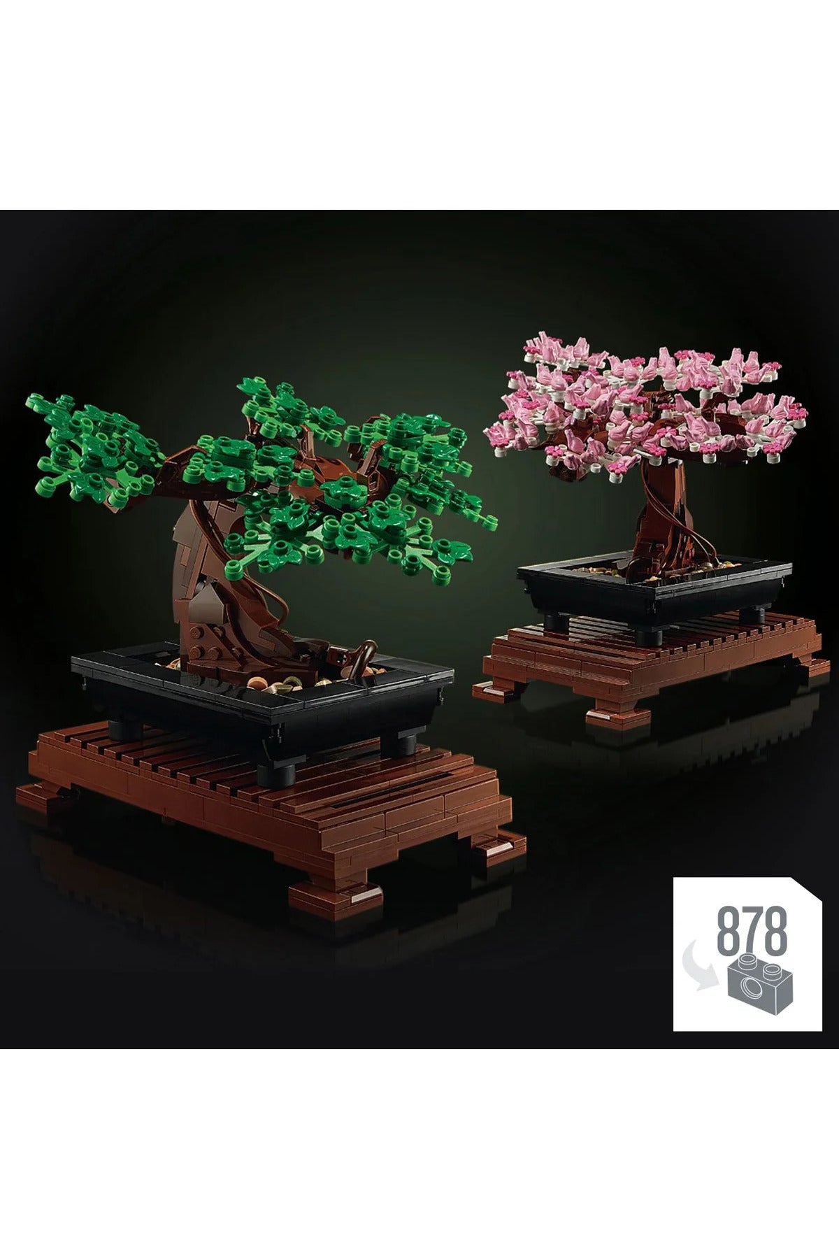 LEGO® Botanicals Bonsai Ağacı 10281 - Yetişkinler için Sergilenebilir Model Yapım Seti (878Parça)