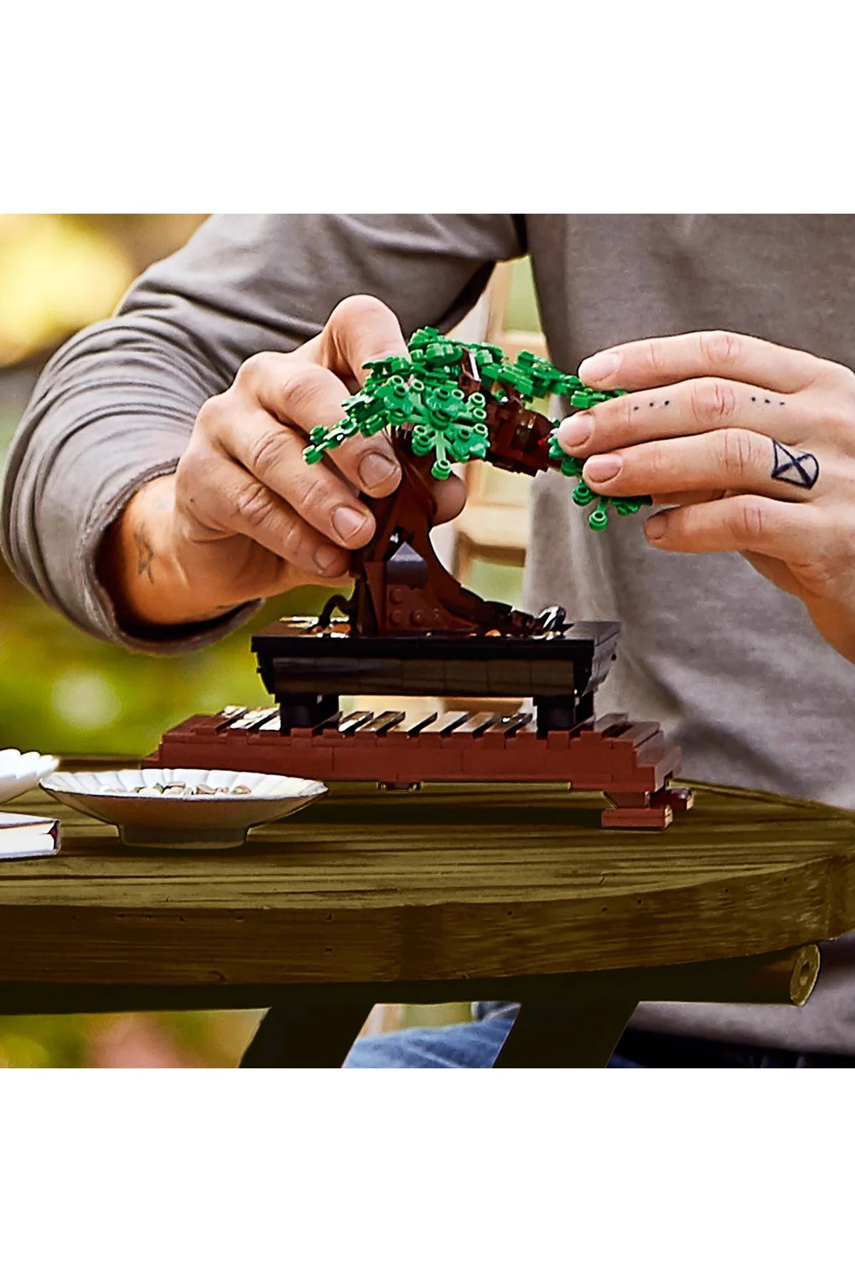 LEGO® Botanicals Bonsai Ağacı 10281 - Yetişkinler için Sergilenebilir Model Yapım Seti (878Parça)
