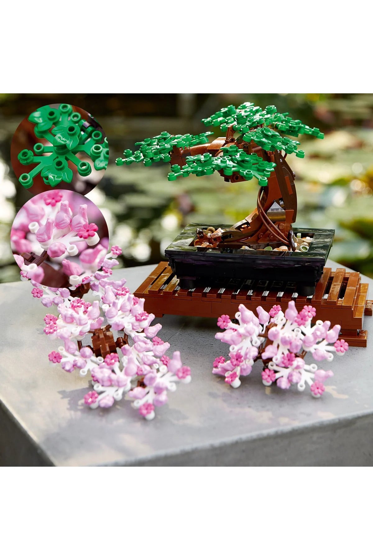 LEGO® Botanicals Bonsai Ağacı 10281 - Yetişkinler için Sergilenebilir Model Yapım Seti (878Parça)
