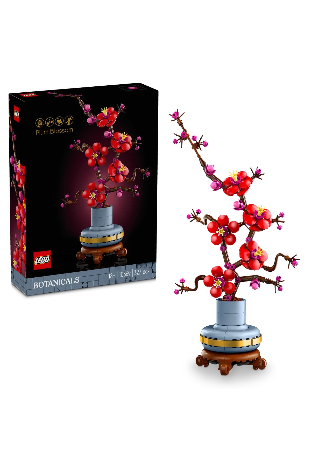 LEGO® Botanicals Erik Çiçeği 10369 - 18+ Yaratıcı Model Yapım Seti (327Parça)