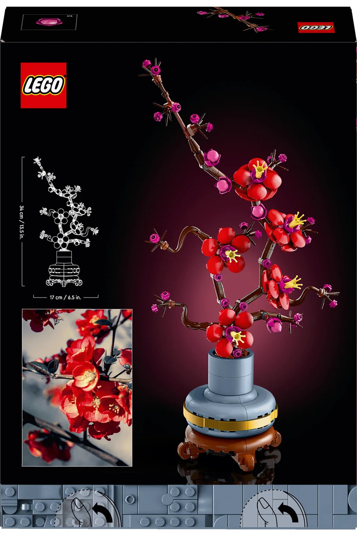 LEGO® Botanicals Erik Çiçeği 10369 - 18+ Yaratıcı Model Yapım Seti (327Parça)