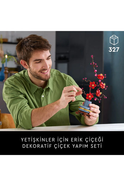 LEGO® Botanicals Erik Çiçeği 10369 - 18+ Yaratıcı Model Yapım Seti (327Parça)