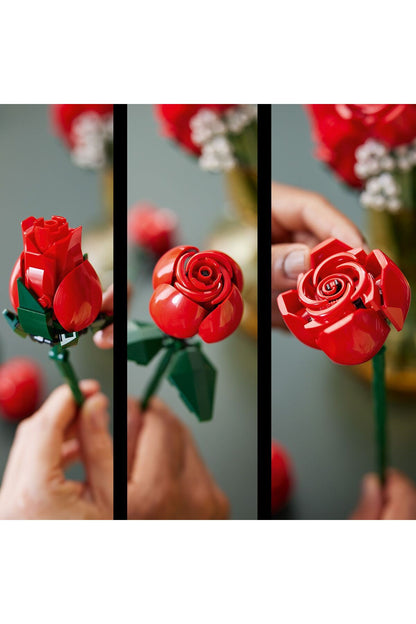 LEGO® Botanicals Gül Buketi 10328 - Yetişkinler için Yaratıcı Çiçek Model Yapım Seti (822P)