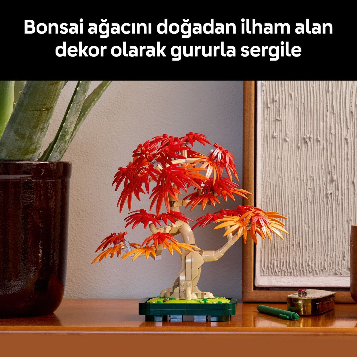 LEGO® Botanicals Japon Kirmizi Akçaagaç Bonsai Agaci 10348