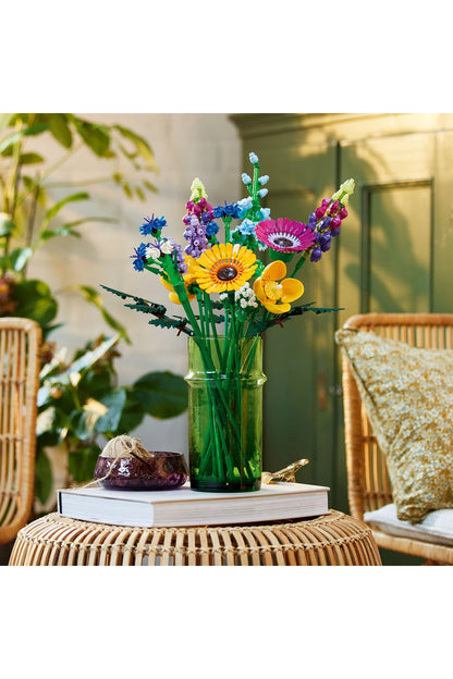 ® Botanicals Kır Çiçekleri Buketi 10313 - Yetişkinler için Koleksiyonluk Model Yapım Seti (939P)