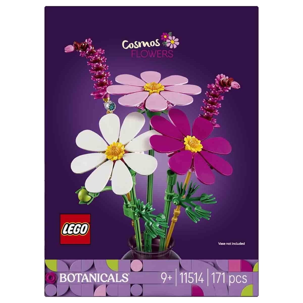LEGO® Botanicals Kozmos Çiçekleri 11514 - 171 Parça Hediyelik Dekoratif Model Seti 9 Yaş ve Üzeri İçin