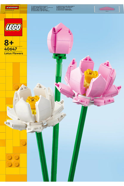 LEGO® Botanicals Lotus Çiçekleri 40647 - 8+ Çiçek Model Yapım Seti (220Pr)