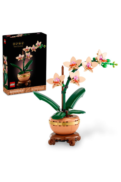 LEGO® Botanicals Mini Orkide 10343 - Yetişkinler için Dekoratif Çiçek Yapım Seti (274 P)