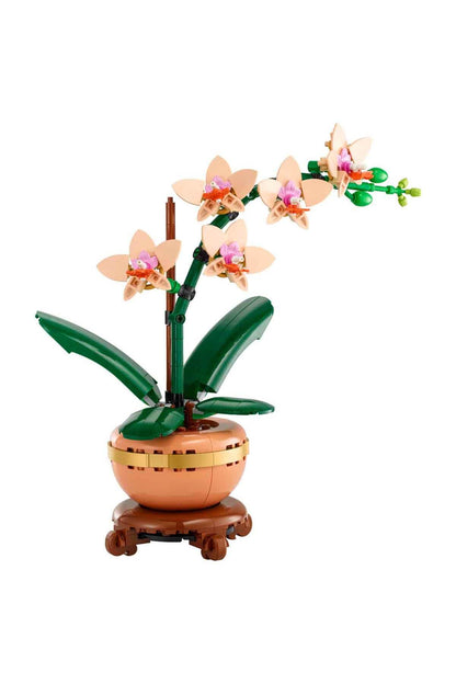 LEGO® Botanicals Mini Orkide 10343 - Yetişkinler için Dekoratif Çiçek Yapım Seti (274 P)