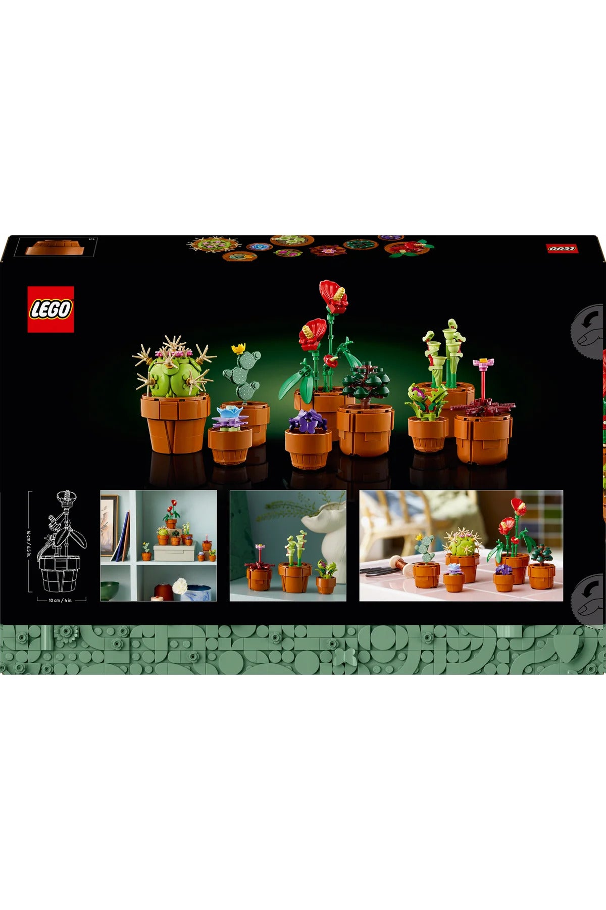 LEGO® Botanicals Minik Bitkiler 10329 - 18+ Yaratıcı Model Yapım Seti (758Parça)