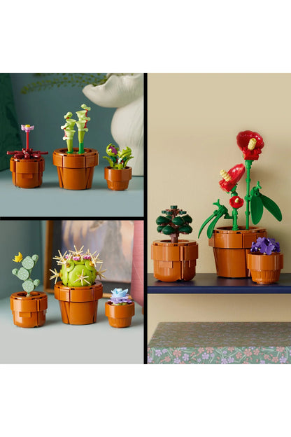 LEGO® Botanicals Minik Bitkiler 10329 - 18+ Yaratıcı Model Yapım Seti (758Parça)
