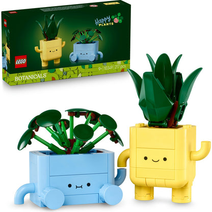 LEGO® Botanicals Mutlu Bitkiler 10349 - 9 Yaş ve Üzeri Bitki Sever Çocuklar için Yaratıcı Oyuncak Yapım Seti (217 Parça)
