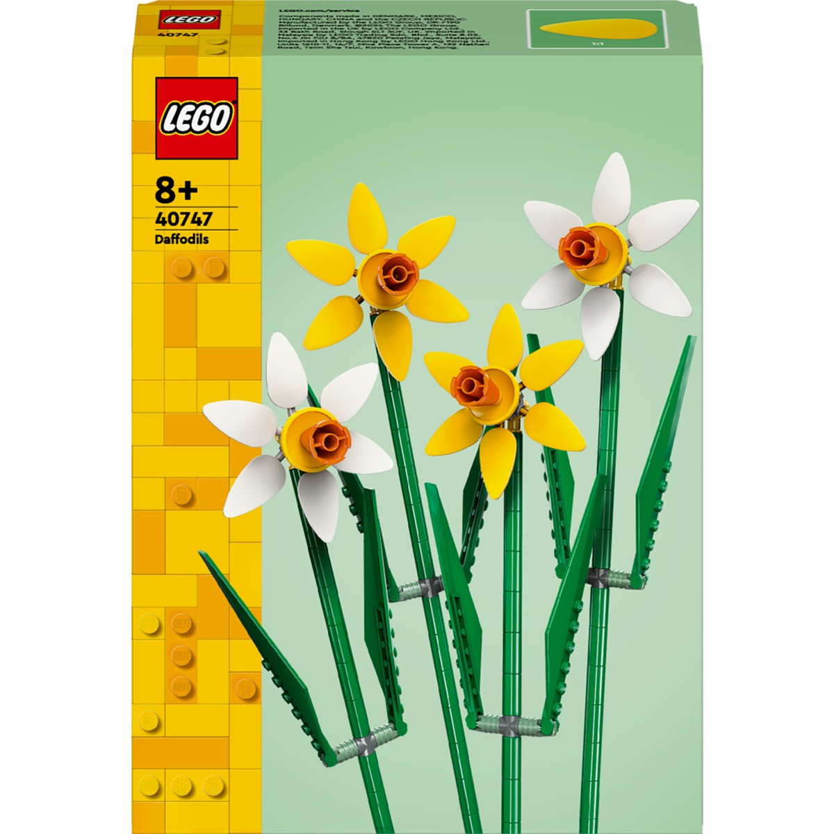 LEGO® Botanicals Nergis 40747 - 8 Yaş & Üzeri Çocuklar için Çiçek Model Yapım Seti (216 Parça)
