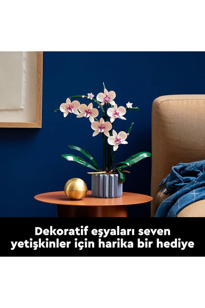 LEGO® Botanicals Orkide 10311 - Yetişkinler için Sergilenebilir Çiçek Modeli Yapım Seti (608 Parça)