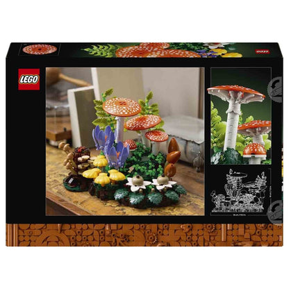 LEGO® Botanicals Orman Mantarları 11505 806 Parça Yetişkinler İçin Hediyelik Dekoratif Mantar Seti