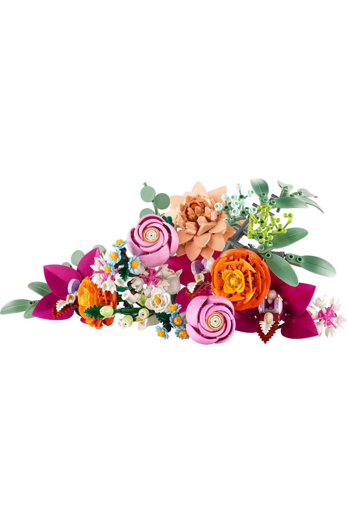 LEGO® Botanicals Pembe Çiçek Buketi 10342 - Yetişkinler için Dekoratif Çiçek Yapım Seti (749 P)