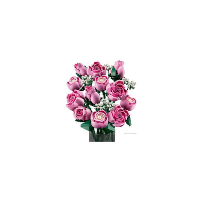 LEGO® Botanicals Pembe Gül Buketi 10374 - Yetiskinler için 4 Bahar Çiçegi Içeren Dekoratif Çiçek Modeli Yapim Seti (789 Parça)