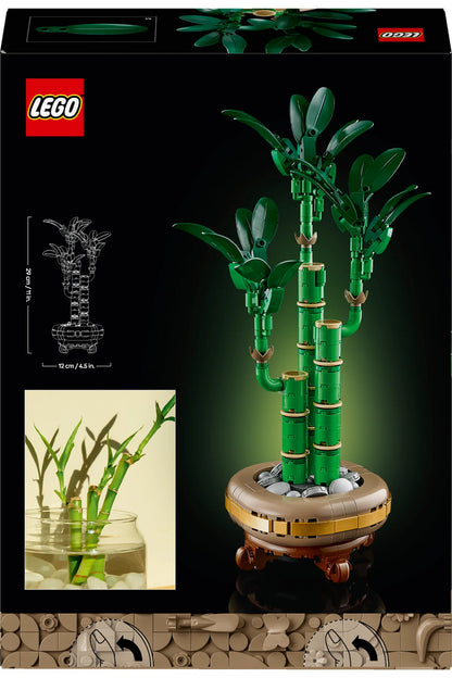 LEGO® Botanicals Şans Bambusu 10344 - Doğasever Yetişkinler için Dekoratif Bitki Yapım Seti (325P)